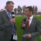 Reporter soccer ball headshot