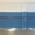 Human bicycle at the airport