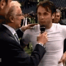 Ibrahimovic kicks Cassano in the head during interview