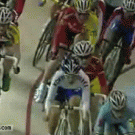 Bicycle race accident