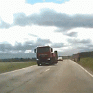 Guy crossing road almost hit by car