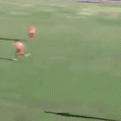 Opposing team player kicks ball out the field because of injured goalkeeper