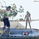 Trampoline trick