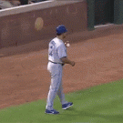 Boy impresses girl in the stands behind him by giving her foul ball