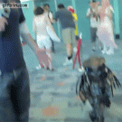 Cute kid in Predator costume