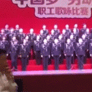 Stage collapses under an 80-person choir