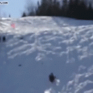 Uphill snowbmobile fail save