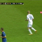 Zidane pissed off by the Vuvuzela