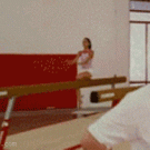 Balance beam jump fail