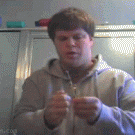 Fireworks in the shower prank