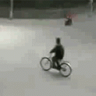 Intersection bike crash