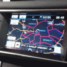 Dual-view screen (Range Rover Evoque)