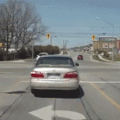 Ballons fly out the trunk after accident