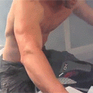 Guy crashes bike into swimming pool