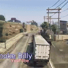 GTA 5 semi truck flip jump