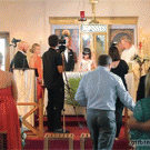 Wedding videographer catches fire