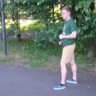 Opening bottle with flip