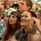 Guy Fawkes mask at the concert