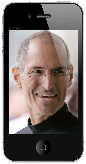 Steve Jobs on iPhone: Deal with it! Tag(s): deal with it . funny . gifs 