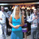 Dancing man videobomb