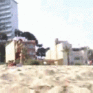Beach faceplant