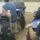 Passing a note the cool way