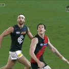 Epic Australian rules football catch