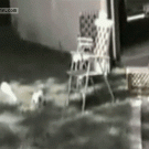 Girl slip n' slide fail