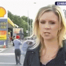 Pants pulled down during live news