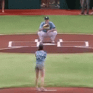 Carly Rae Jepsen's first pitch