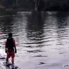 Wakeboard start fail