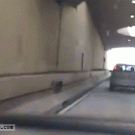 Angry biker gets struck by karma