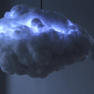 Thunder storm lamp