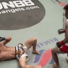 Insane MMA side flip ball stomp (Wu Ze)
