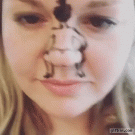 Nose twerking