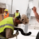 Welding helmet prank