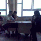 Pat-on-the-back prank