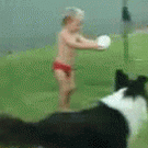 Kid kicking footbal fail