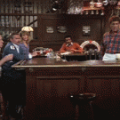 Cheers - Ted Danson serves a beer