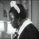 Dramatic black woman