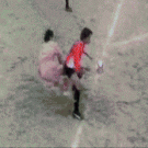 Break dance soccer (Shaolin Soccer)