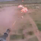 Helicopter machine gun