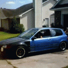 Loading Honda Civic in a truck fail