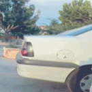 Handstand fail on car