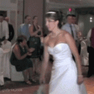 Bouquet tossing