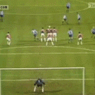 Amazing free kick goal