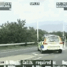 Policeman hit by car, gets up and makes arrest