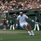 Nadal slips and falls like a boss