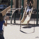 Playground flasher prank