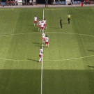 Soccer teamwork goal; Leipzig - Stuttgart